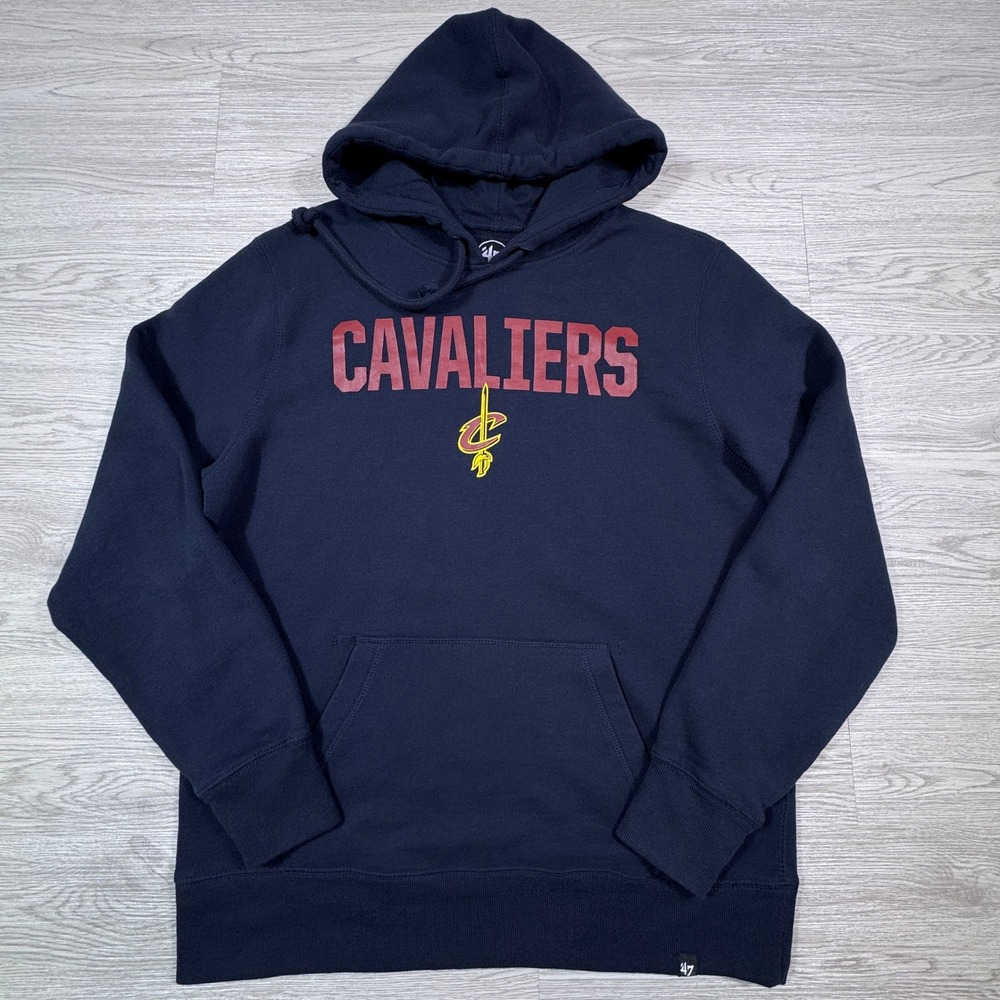 '47‎ Men's Cleveland Cavaliers Hoodie Navy Blue Medium NBA Basketball Pullover